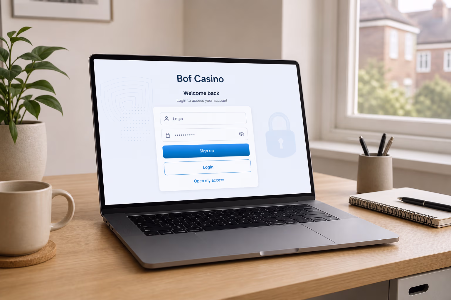 Secure BOF Casino UK Login and Player Account Access